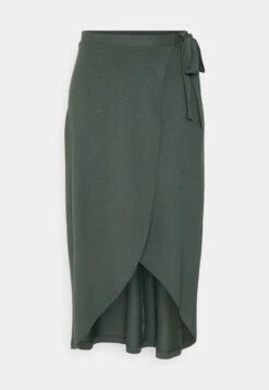 Anna Field Basic Wrap Over Midi Skirt- A-Lijn Rok - Light Green -Anna Mode Markt 01b03c6b375842bc8850908e3d5e14f2