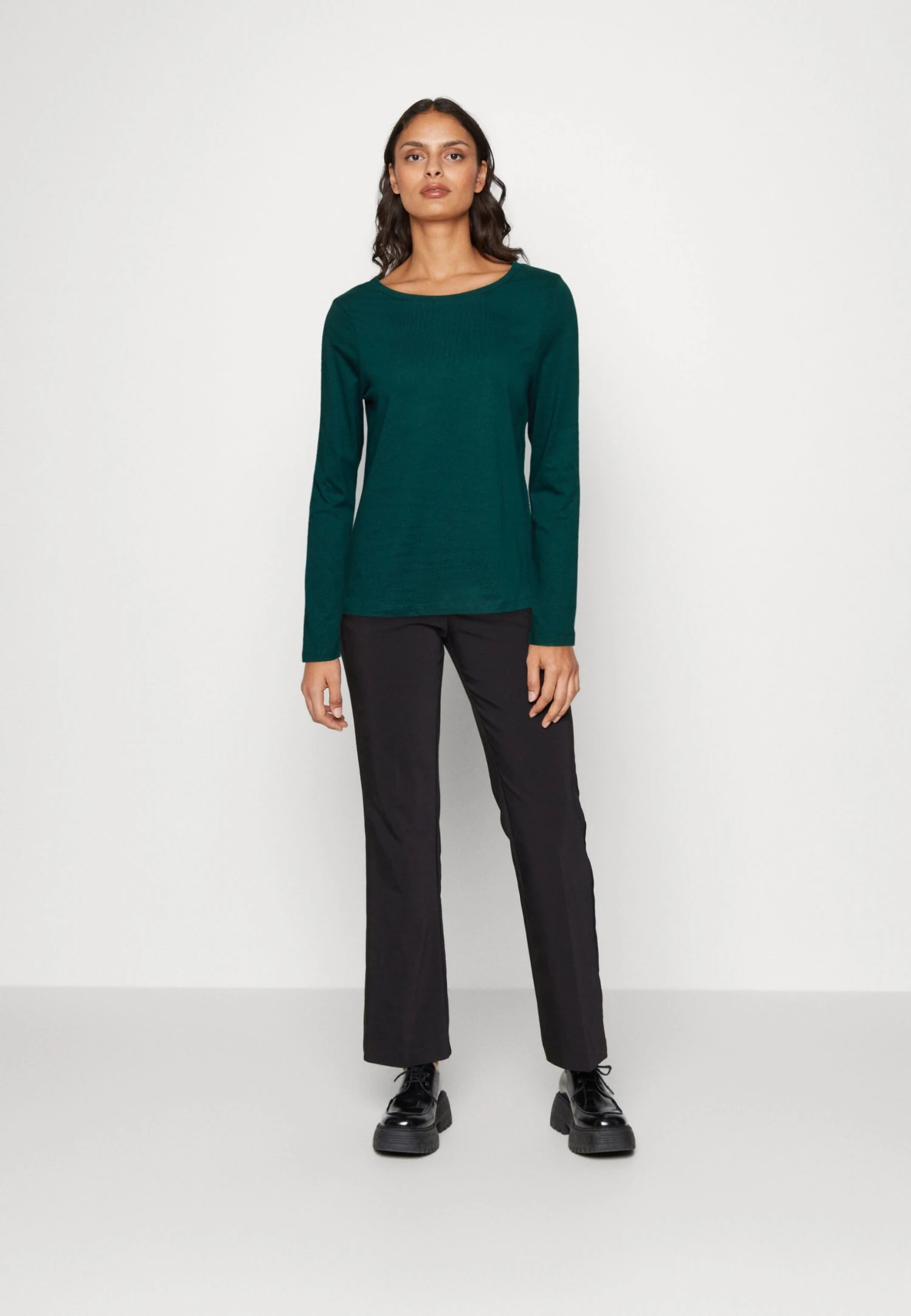 Anna Field Longsleeve - Dark Green 2 Anna Field Longsleeve - Dark Green - Afbeelding 2