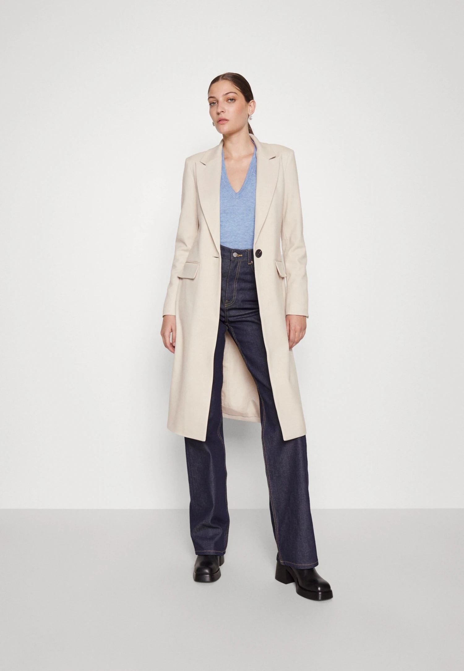 Mantel - Beige 2 Mantel - Beige - Afbeelding 2