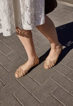 Anna Field Leather - Peeptoe Ballerina'S - Gold -Anna Mode Markt 0ef96dcbe1e54b399c92c0e4f8428919