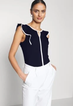Anna Field Top - Dark Blue -Anna Mode Markt 0fe065add01c4304a687e4ee86037abd