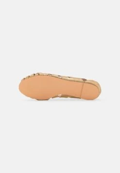 Anna Field Leather - Peeptoe Ballerina'S - Gold -Anna Mode Markt 1b00bfc472ec4712901198036fc43b96