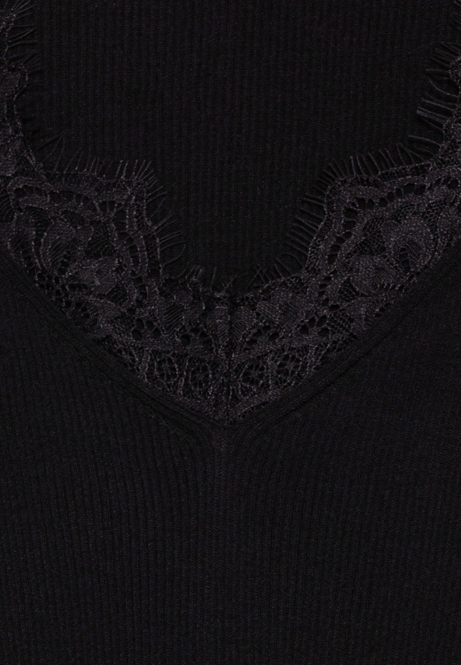 Anna Field Lace - Trui - Black 3 Anna Field Lace - Trui - Black - Afbeelding 3
