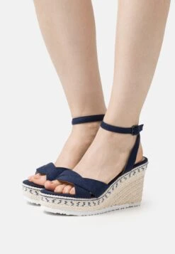 Anna Field Sandalen Met Sleehak - Dark Blue