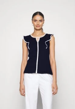 Anna Field Top - Dark Blue