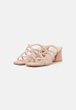 Anna Field Leather- Muiltjes Met Hak - Light Pink -Anna Mode Markt 47c5baf369ff4979a510e7f90f0a72e3