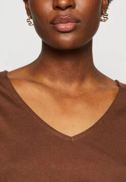 Anna Field T-Shirt Basic - Dark Brown -Anna Mode Markt 48ae757163bf413da4c511670d969fc9