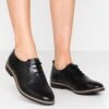 Anna Field Leather- Veterschoenen - Black