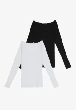 Anna Field 2-Pack - Longsleeve - Black/White -Anna Mode Markt 569d9af6150a42b7a8e7065d19fb8ff2
