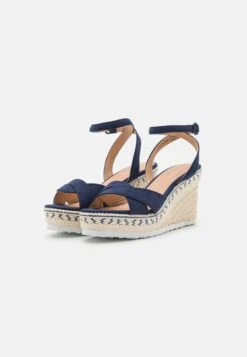 Anna Field Sandalen Met Sleehak - Dark Blue -Anna Mode Markt 635f388c5de945f384386a94cd632f72