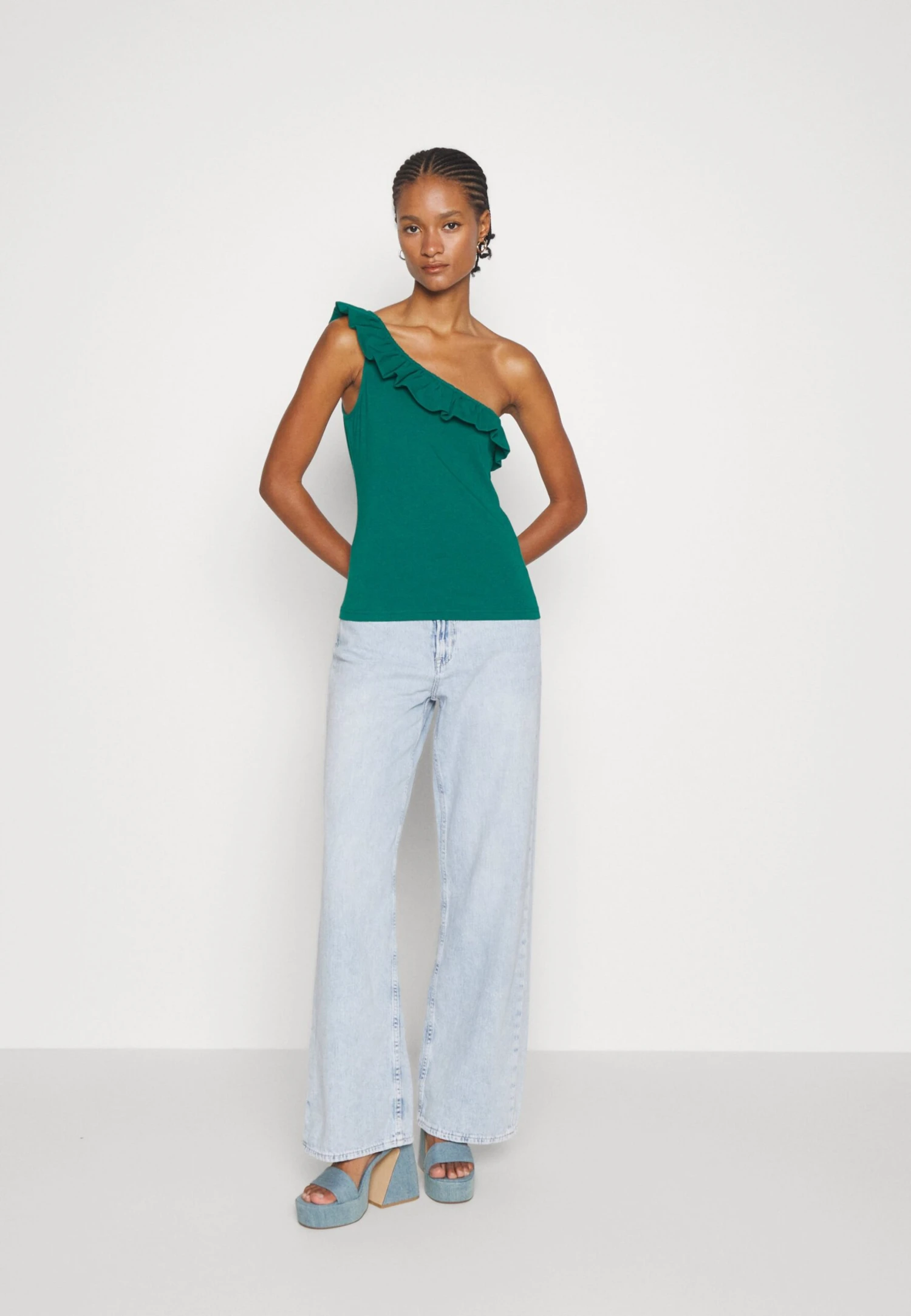 Anna Field Top - Green 5 Anna Field Top - Green - Afbeelding 5