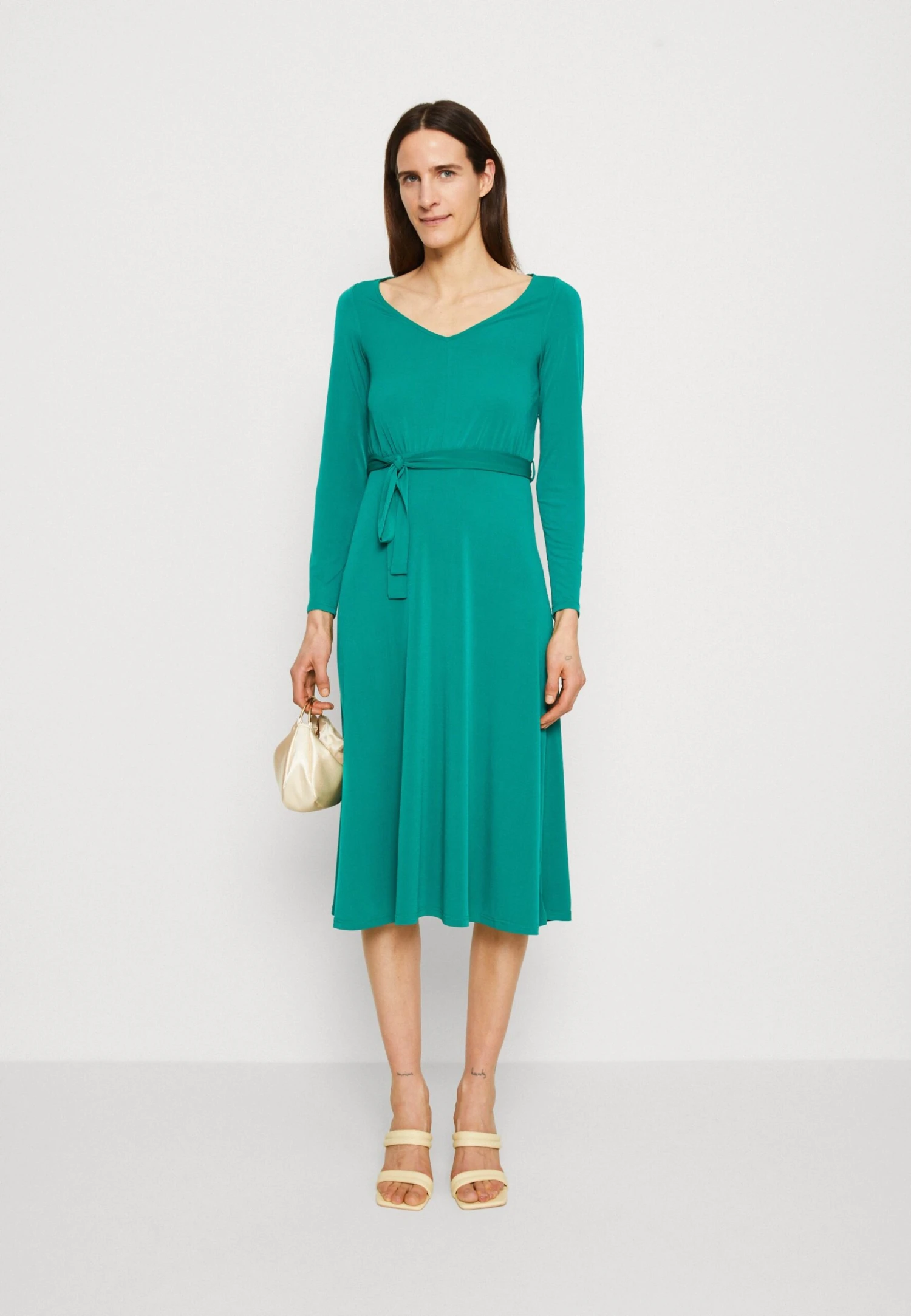 Anna Field Jerseyjurk - Green 2 Anna Field Jerseyjurk - Green - Afbeelding 2