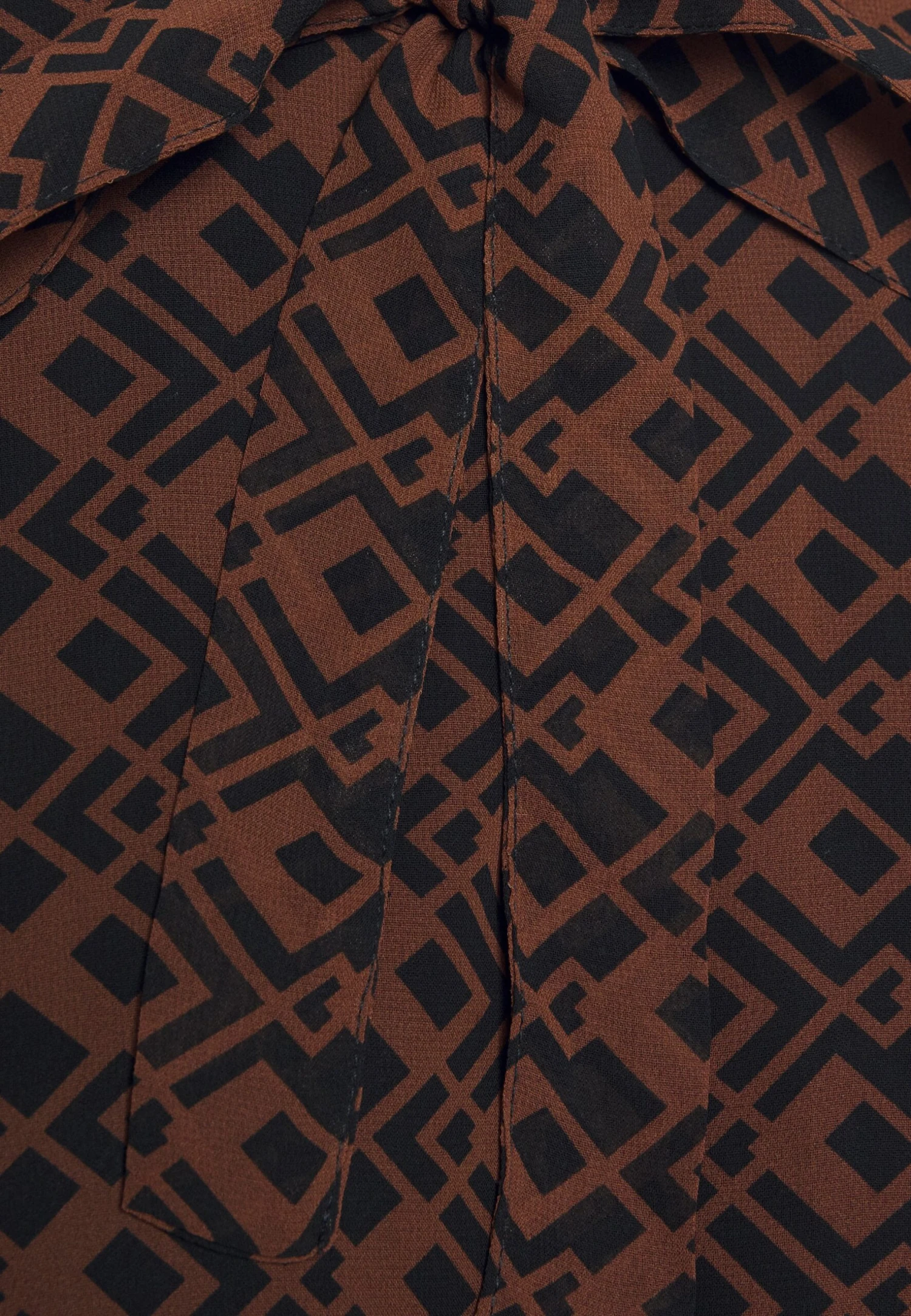 Anna Field Jurk - Black/Brown 5 Anna Field Jurk - Black/Brown - Afbeelding 5