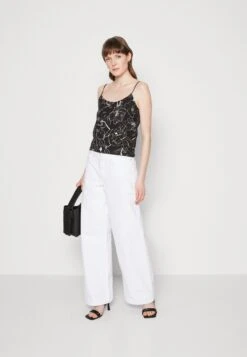 Anna Field Top - Black/White -Anna Mode Markt 689fc16adec4474992f7d8823bf535f7