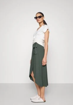 Anna Field Basic Wrap Over Midi Skirt- A-Lijn Rok - Light Green -Anna Mode Markt 6f67b13ae5f545ada2a3aa5b5f746f2e