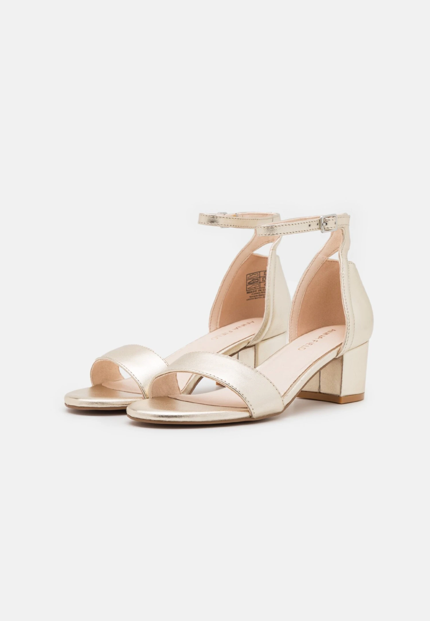 Anna Field Leather- Sandalen - Gold 3 Anna Field Leather- Sandalen - Gold - Afbeelding 3