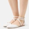 Anna Field Ballerina'S Met Enkelbandjes - White
