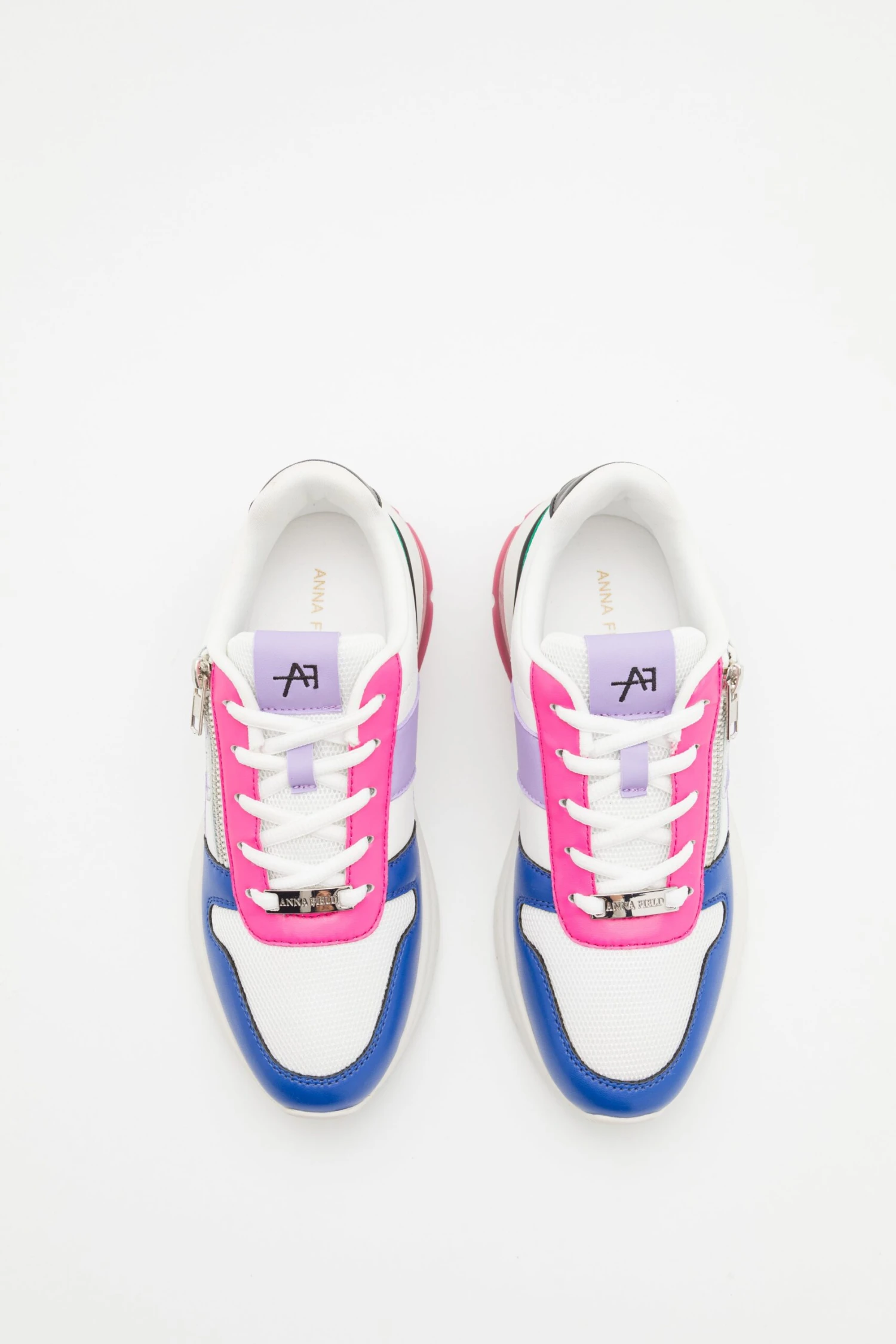 Anna Field Leather- Sneakers Laag - White/Multi-Coloured 6 Anna Field Leather- Sneakers Laag - White/Multi-Coloured - Afbeelding 6