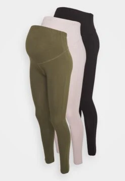 3 Pack - Legging - Black - 802_Mottled Light Brown - 711_Green - 602 -Anna Mode Markt 94c0ee8f80d24ad58771d7fafc1ca8e7