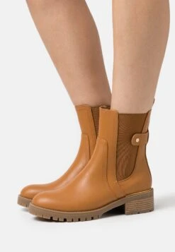 Anna Field Korte Laarzen - Cognac