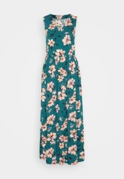 Anna Field Maxi-Jurk - Dark Green/Pink -Anna Mode Markt a73ea3f57bac494981bebf50dc4aeb2e