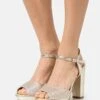 Anna Field Leather- Sandalen Met Plateauzool - Gold