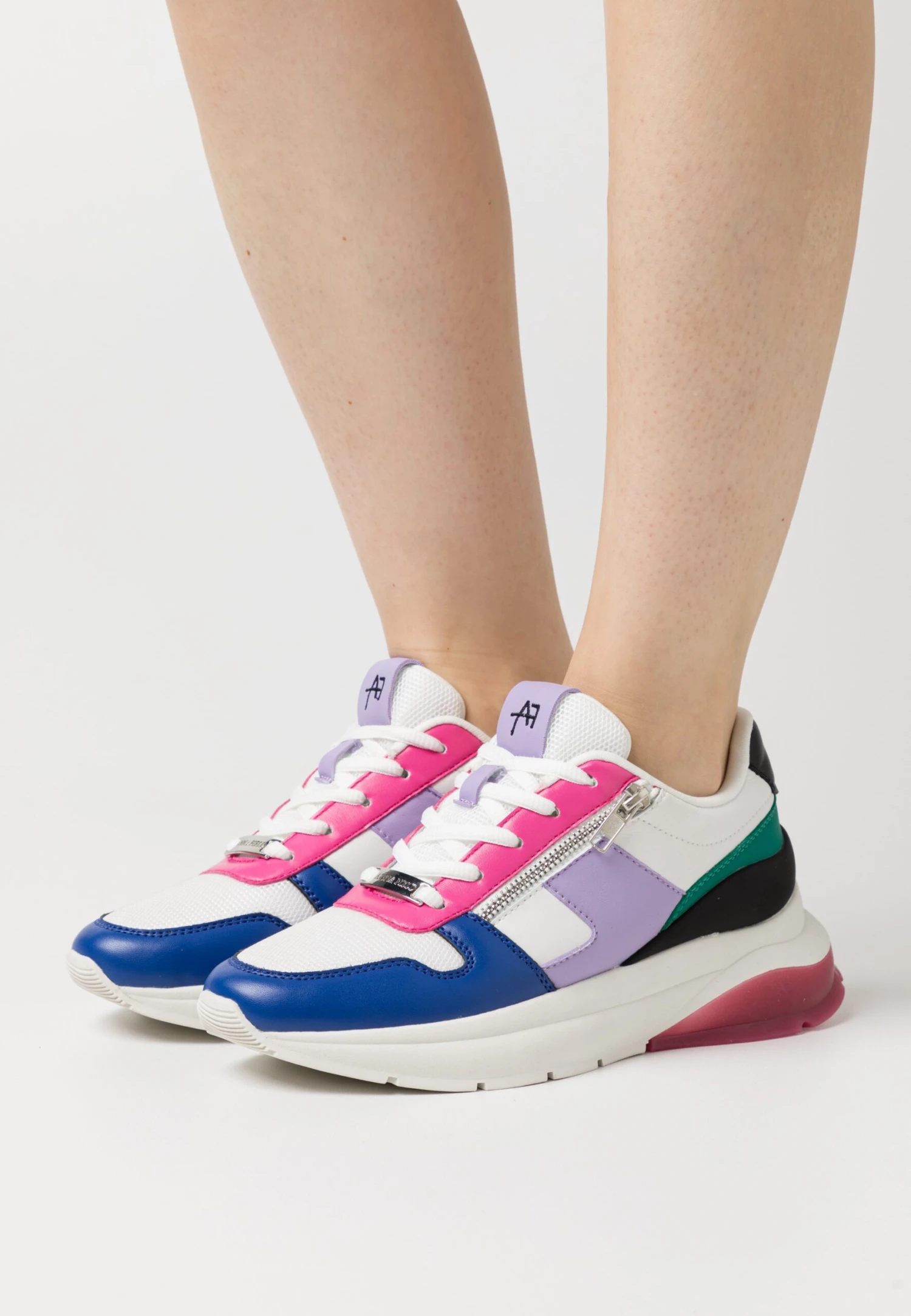 Anna Field Leather- Sneakers Laag - White/Multi-Coloured 1 Anna Field Leather- Sneakers Laag - White/Multi-Coloured