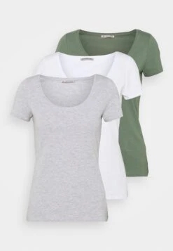 Anna Field 3 Pack - T-Shirt Basic - White/Mottled Light Grey/Light Green 14 Anna Field 3 Pack - T-Shirt Basic - White/Mottled Light Grey/Light Green -Anna Mode Markt b8cbca3d6ca846908581ba95a1a19db1