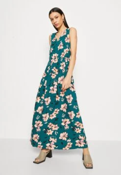 Anna Field Maxi-Jurk - Dark Green/Pink -Anna Mode Markt baa227ce9a894cf9a0af24e94c9b805b