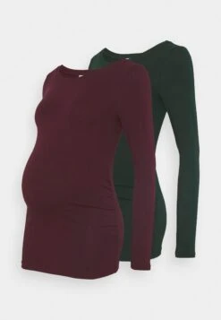 2 Pack - Longsleeve - Dark Green/Bordeaux -Anna Mode Markt bbab31f45b5841b891ef96e674ed27e8
