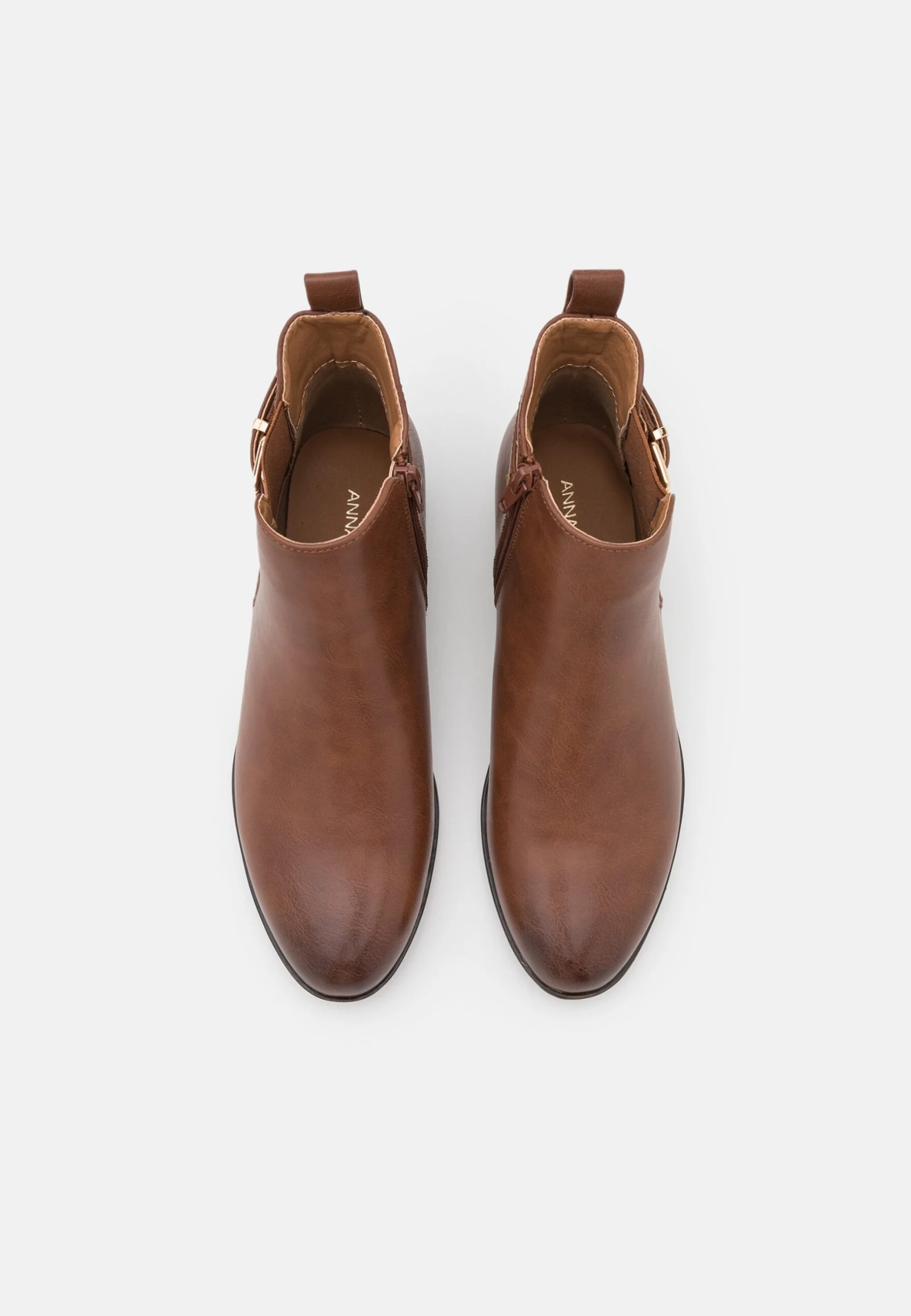 Anna Field Comfort - Korte Laarzen - Cognac 6 Anna Field Comfort - Korte Laarzen - Cognac - Afbeelding 6