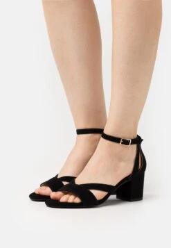 Leather Wide Fit - Sandalen - Black