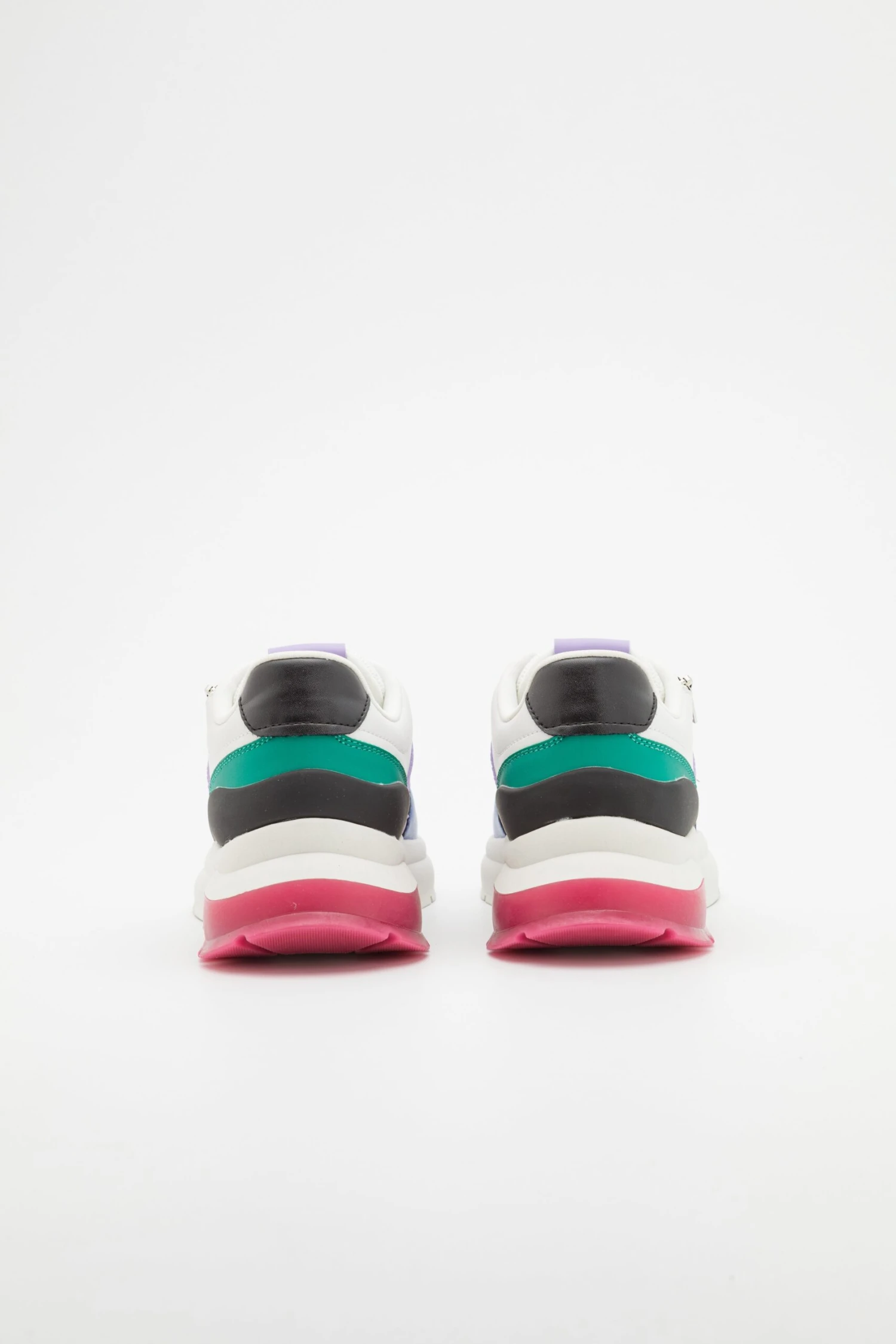Anna Field Leather- Sneakers Laag - White/Multi-Coloured 4 Anna Field Leather- Sneakers Laag - White/Multi-Coloured - Afbeelding 4