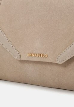 Anna Field Leather - Clutch - Taupe -Anna Mode Markt c933426553bb4831a448eeab65bcefad