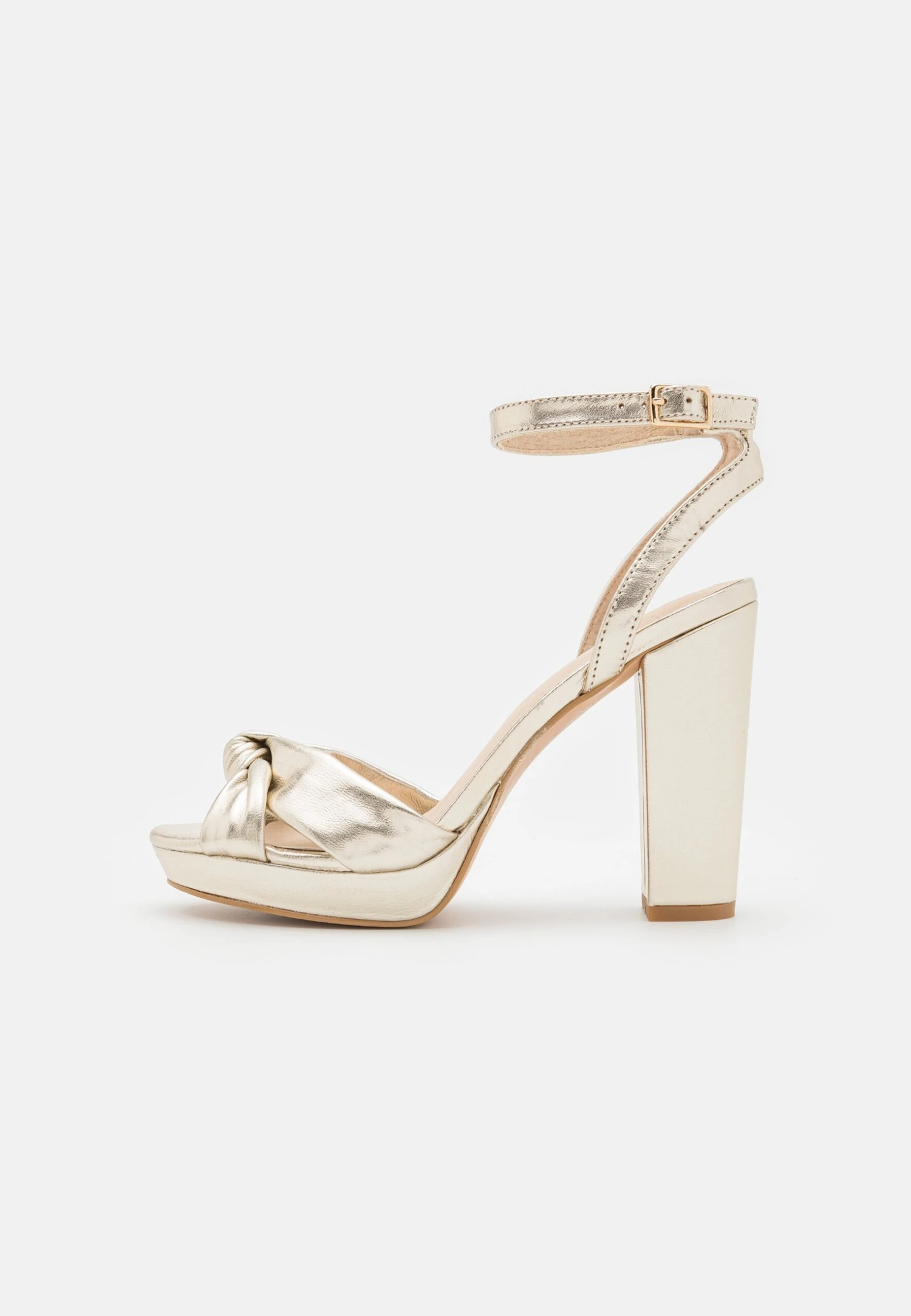 Anna Field Leather - Sandalen Met Hoge Hak - Gold 2 Anna Field Leather - Sandalen Met Hoge Hak - Gold - Afbeelding 2