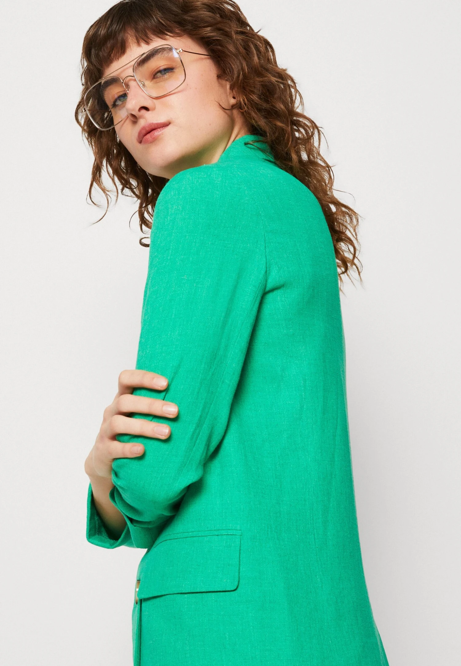 Anna Field Blazer - Green 4 Anna Field Blazer - Green - Afbeelding 4