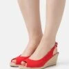 Anna Field Sandalen Met Sleehak - Red