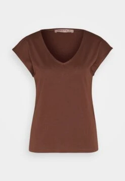 Anna Field T-Shirt Basic - Dark Brown -Anna Mode Markt f3a501a2e06c428d849529e25d7512d9